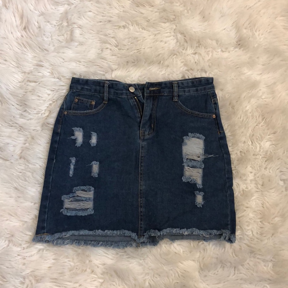 Denim skirt